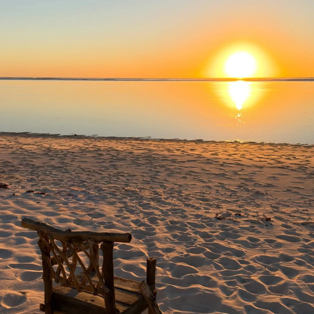 sandy beach with clear sky