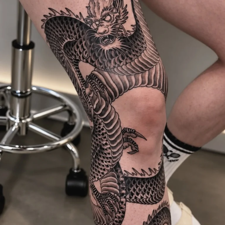 new tattoo close-up photograph