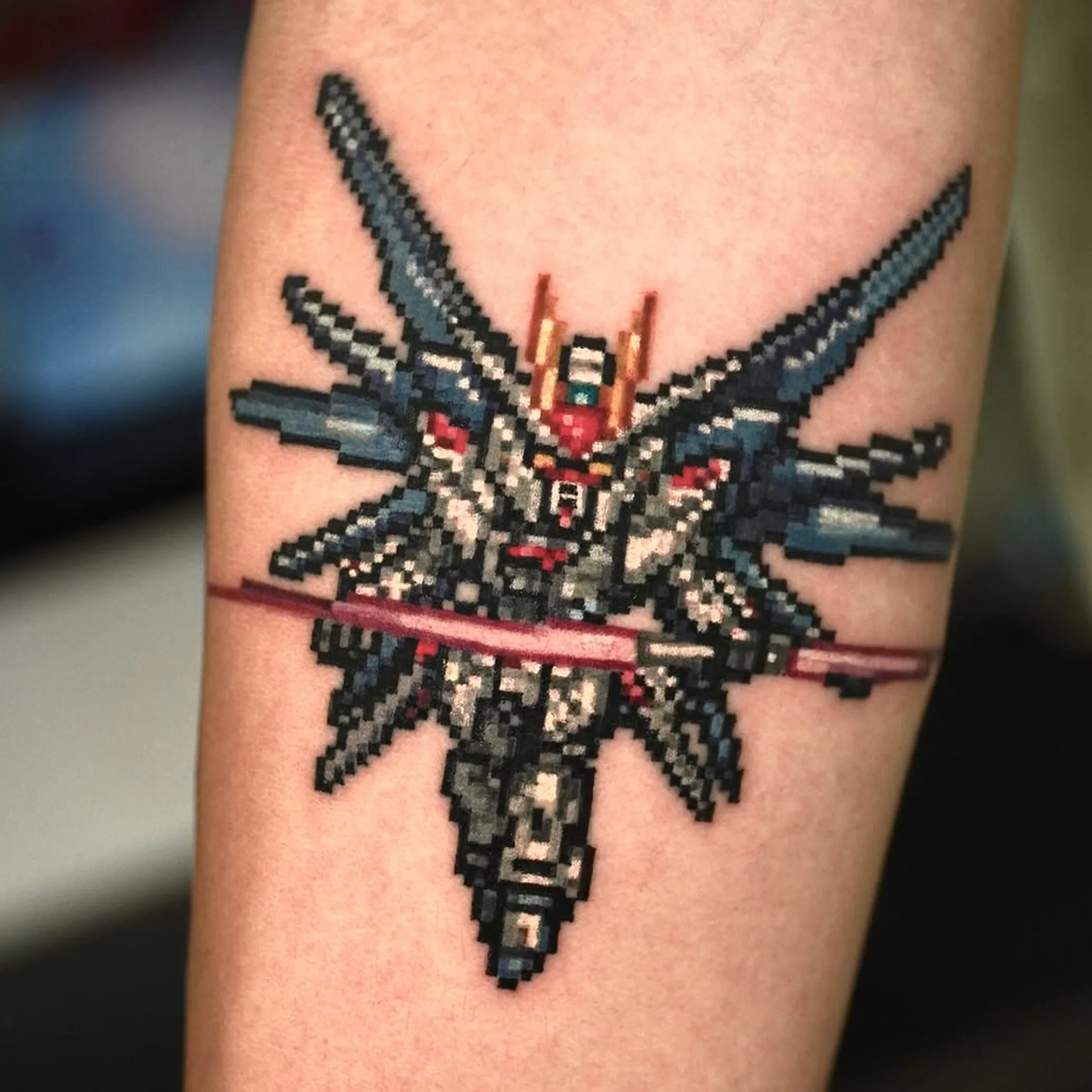 tattoo in a clean photograph