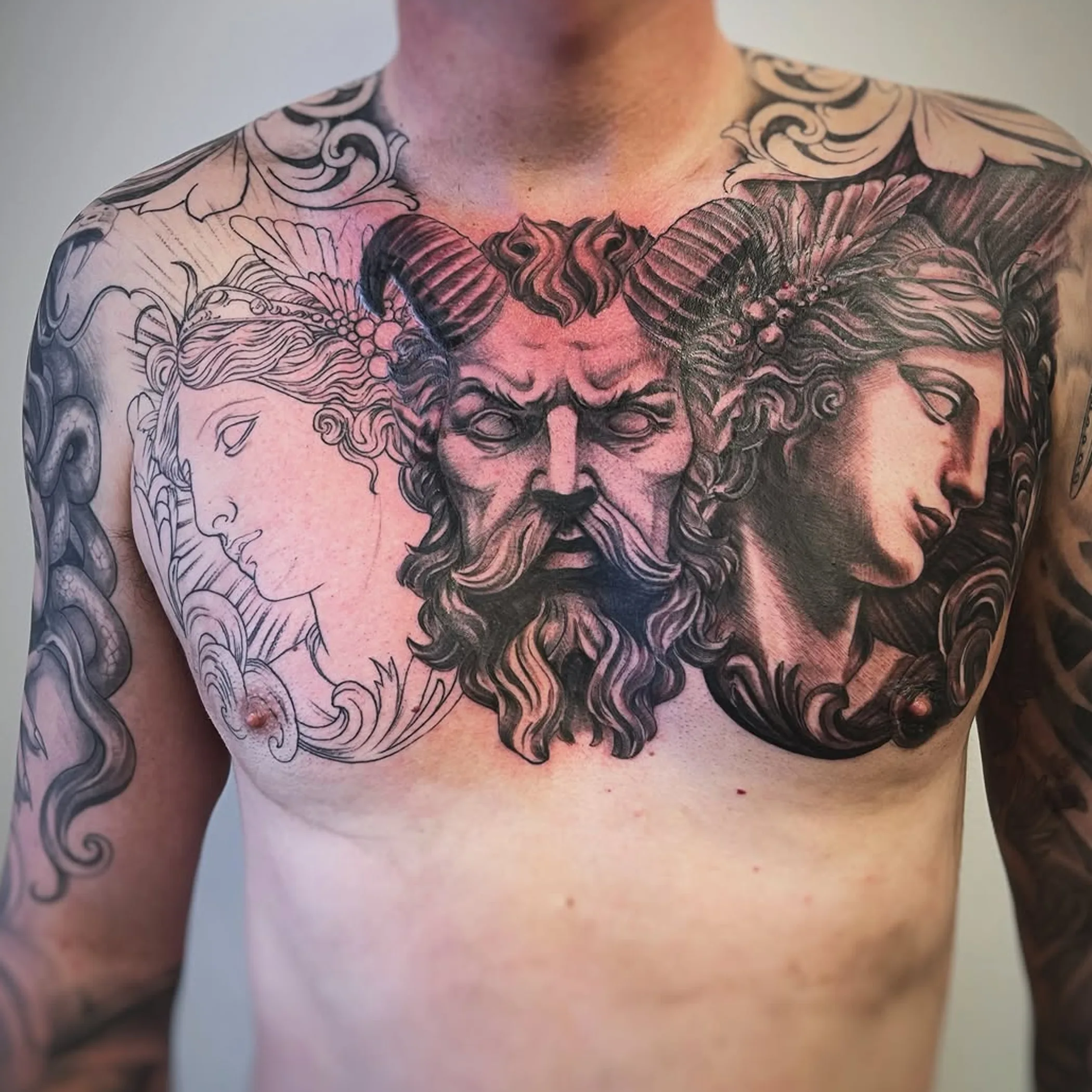 real high-quality tattoo on skin